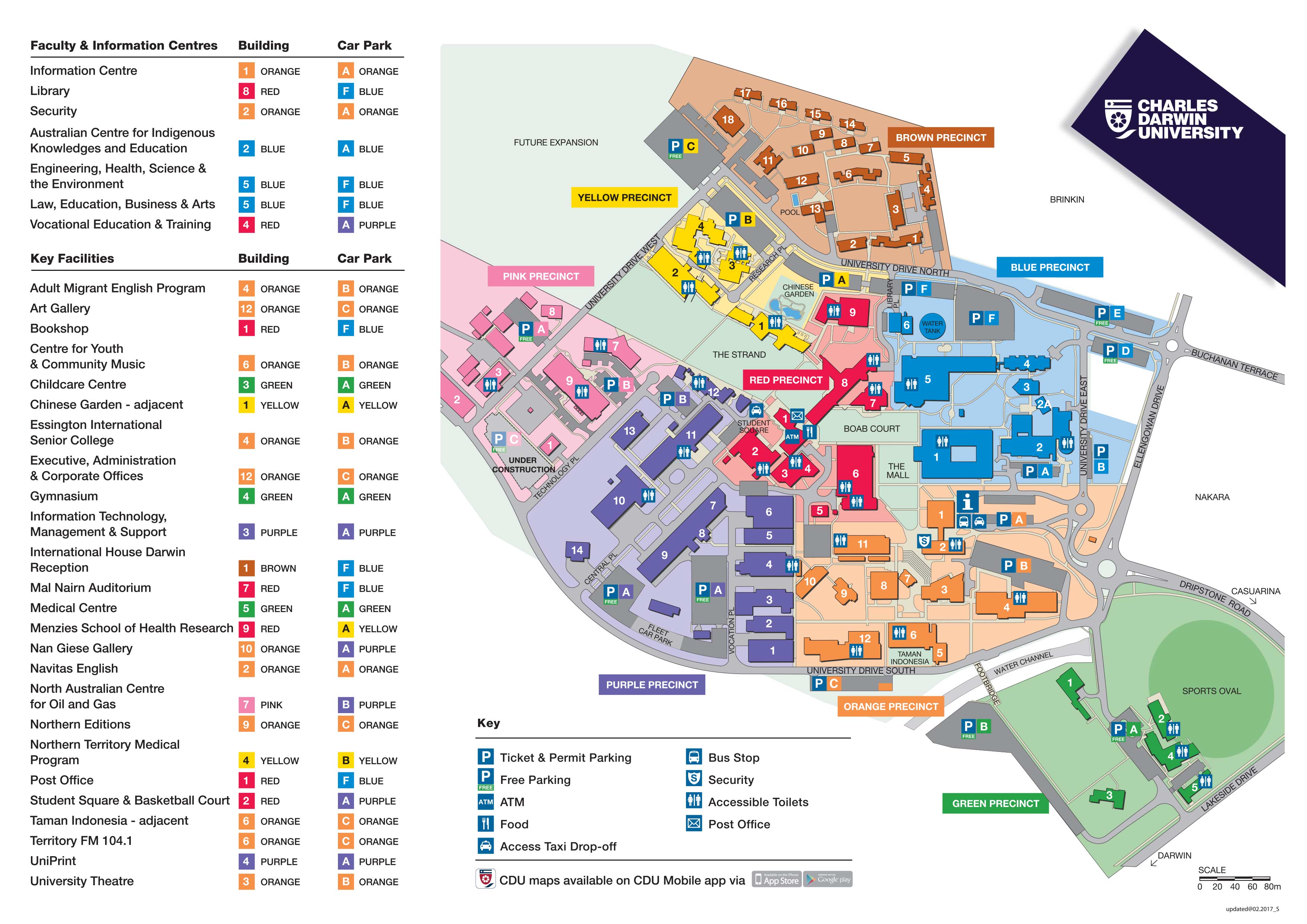university campus map